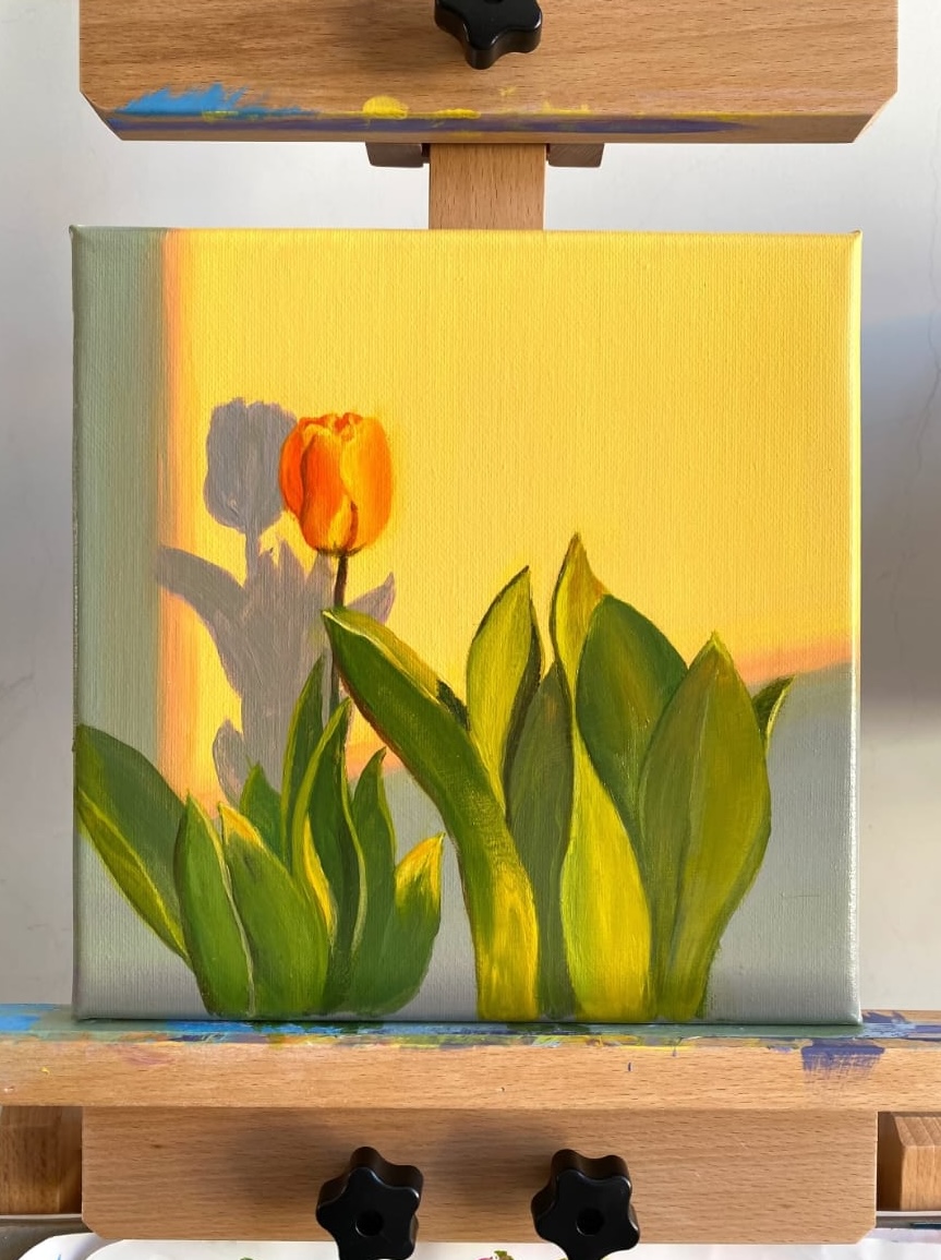 Tulpe Acrylmalen Zürich.jpeg